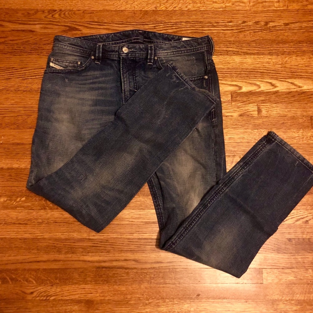 Diesel Slim Fit Faded Jeans